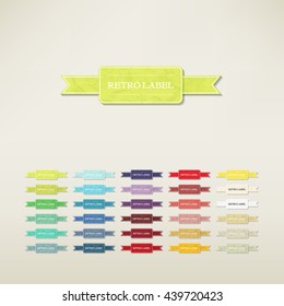 vintage elements set