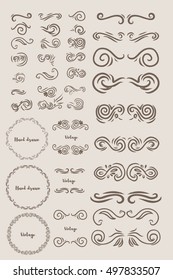 Vintage elements for your design.