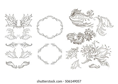 Vintage elements for your design.