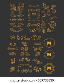 Vintage elements for your design.