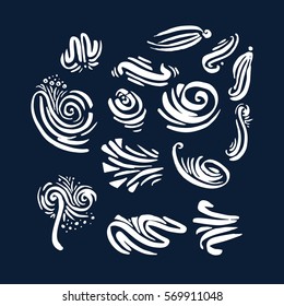 Vintage elements for your design. Hand drawn elements