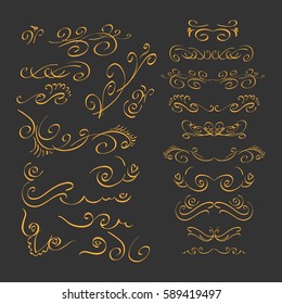 Vintage elements for your design. Hand drawn elements