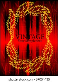 Vintage embroidery design
