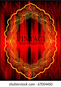 Vintage embroidery design