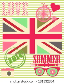 vintage english background