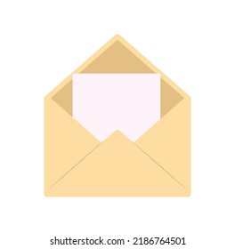 Vintage envelope with place for address, empty old grunge paper writing letter, dark red wax seal postmark for sealed greeting, invitation postcard on closed mail flat set. Vector illustration Eps 10