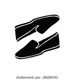 Vintage espadrille vector illustration