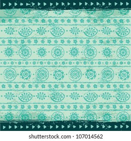 Vintage Ethnic ornament background