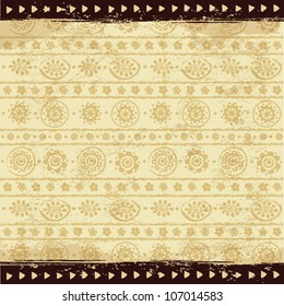 Vintage ethnic ornament background