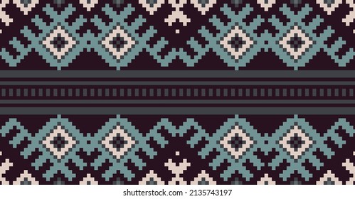 Vintage ethnic pattern backdrop. Tribal art in traditional classic seamless pattern. Traditional silk fabric in Uzbekistan. Handmade textile product. Using in fashion industry