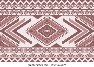 Antiguas Patrones étnicos bordados de fondo sin fisuras.  Arte geométrico tradicional tribal navajo de color azteca.  Diseño para Fondo de pantalla, textura, textil, tela, ropa, envoltura, batik, sarong.