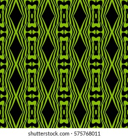 vintage ethnic seamless pattern. geometric ornament. decorative vector illustration.