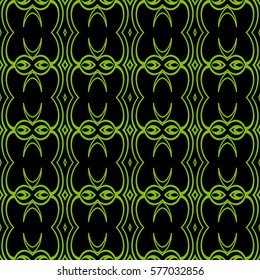 vintage ethnic seamless pattern. geometric ornament. decorative vector illustration.