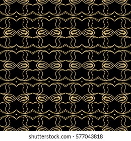vintage ethnic seamless pattern. geometric ornament. decorative vector illustration.