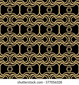 vintage ethnic seamless pattern. geometric ornament. decorative vector illustration.