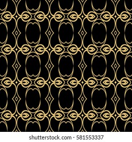 vintage ethnic seamless pattern. geometric ornament. decorative vector illustration.