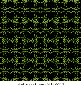 vintage ethnic seamless pattern. geometric ornament. decorative vector illustration.