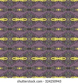 Vintage ethnic vector seamless flower pattern