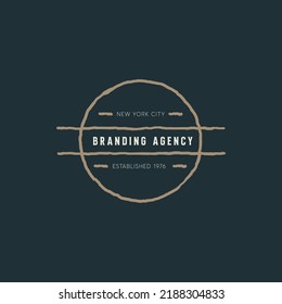 Vintage exclusive vector Logo design