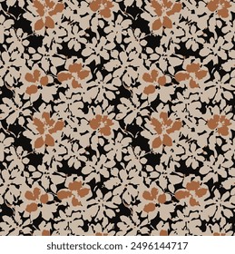 Vintage fabric and surface seamless pattern