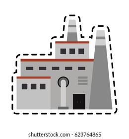 vintage factory icon image 