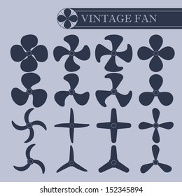 Vintage fan part