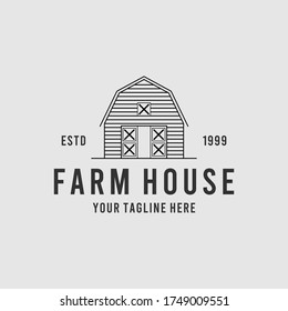 Vintage Farm house creative logo design