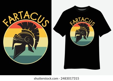 Vintage Fartacus Shirt I Am Fartacus Funny Fart Joke Ancient Greece T-Shirt 