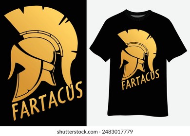 Vintage Fartacus Shirt I Am Fartacus Funny Fart Joke Ancient Greece T-Shirt Design