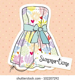 Vintage fashion dress