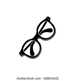 Vintage fashion glasses icon vector illustration graphic design