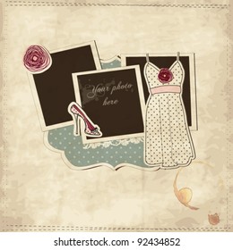 Vintage fashion scrap  set