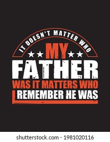 Vintage father's day t shirt design 