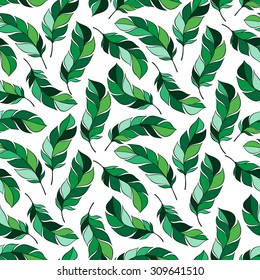 Vintage Feather pattern for your greeting card ot fabric print