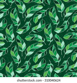 Vintage Feather pattern for your greeting card ot fabric print