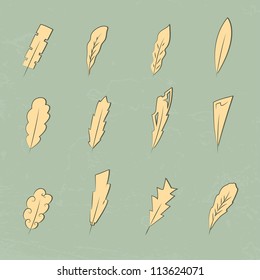 vintage feathers