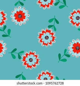 Vintage feedsack pattern in small flowers. Millefleurs. Floral sweet seamless background for textile, cotton fabric, covers, wallpapers, print, gift wrap and scrapbooking.