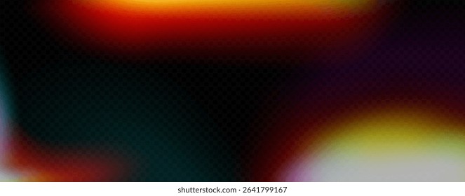 Vintage film light leak overlay with grain, flare and burn effect. Retro photo glitch, dust and scratch texture. Abstract cinema background with gradient colors. Analog photography style design.