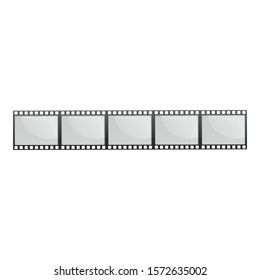 Vintage filmstrip icon. Cartoon of vintage filmstrip vector icon for web design isolated on white background