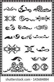 Vintage fine art isolated on white