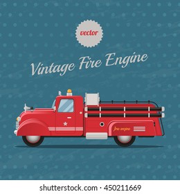 Vintage Fire Engine