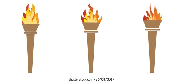 Vintage, Fire, Flame, Icon, Collection, Flat Style, Hand, Bonfire, Symbol, Set, Tattoo, Design, 
Retro, Vector, Illustration, Art, Composition, Color, Simple, Silhouette