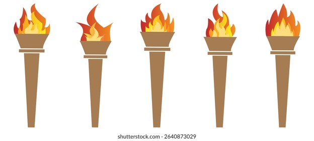 Vintage, Fire, Flame, Icon, Collection, Flat Style, Hand, Bonfire, Symbol, Set, Tattoo, Design, 
Retro, Vector, Illustration, Art, Composition, Color, Simple, Silhouette