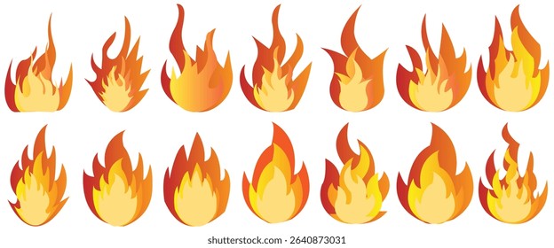 Vintage, Fire, Flame, Icon, Collection, Flat Style, Hand, Bonfire, Symbol, Set, Tattoo, Design, 
Retro, Vector, Illustration, Art, Composition, Color, Simple, Silhouette