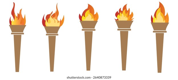 Vintage, Fire, Flame, Icon, Collection, Flat Style, Hand, Bonfire, Symbol, Set, Tattoo, Design, 
Retro, Vector, Illustration, Art, Composition, Color, Simple, Silhouette