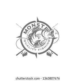 Vintage Fishing Logo Image