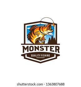 Vintage Fishing Logo Image