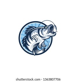 Vintage Fishing Logo Image