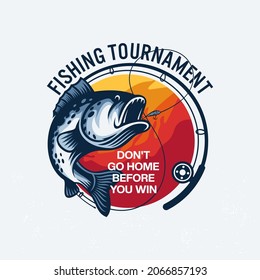 Vintage Fishing Tournament  Logo Image