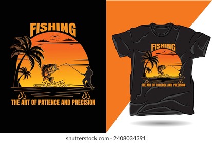 Vintage Fishing T-shirt Design Bundle 
